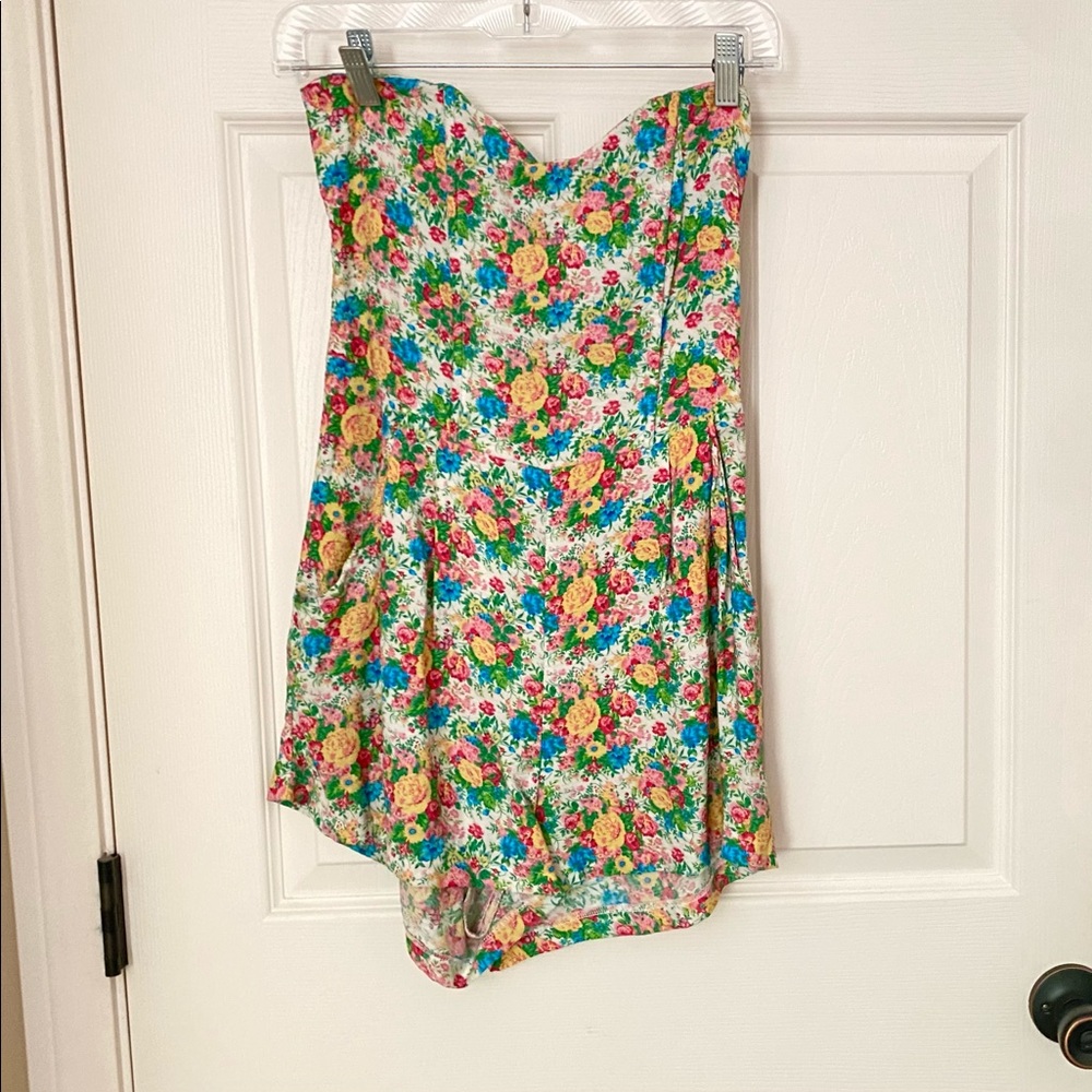 Vintage Style Floral Romper